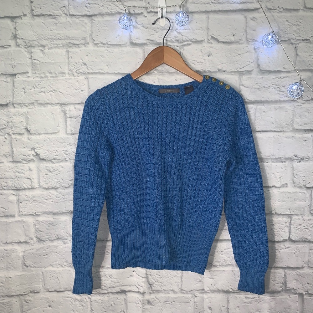 Liz Claiborne Blue Knitted Sweater 💙